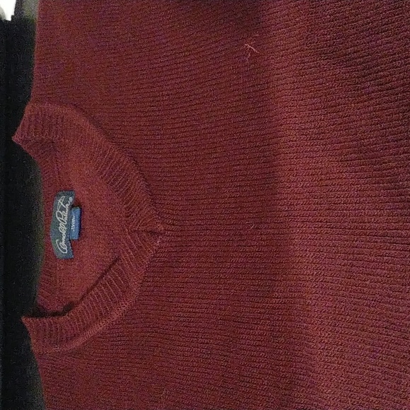 Men's medium burgundy sweater vest - Picture 4 of 6